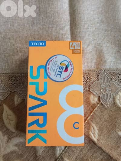 تلفون للبيع ماركة TECNO SPARK 8C شبه جديد كلو شغال مع علبتو سعرو 60$