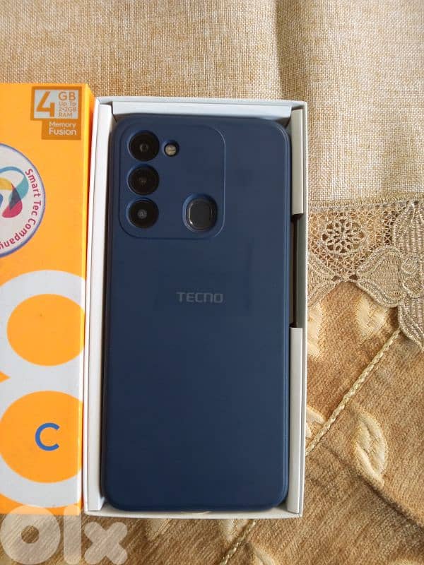 تلفون للبيع ماركة TECNO SPARK 8C شبه جديد كلو شغال مع علبتو سعرو 60$ 1