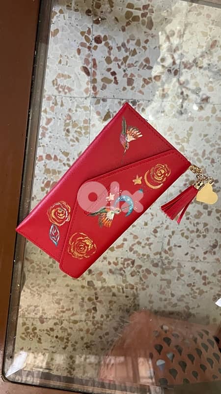 Handmade painted wallet 0
