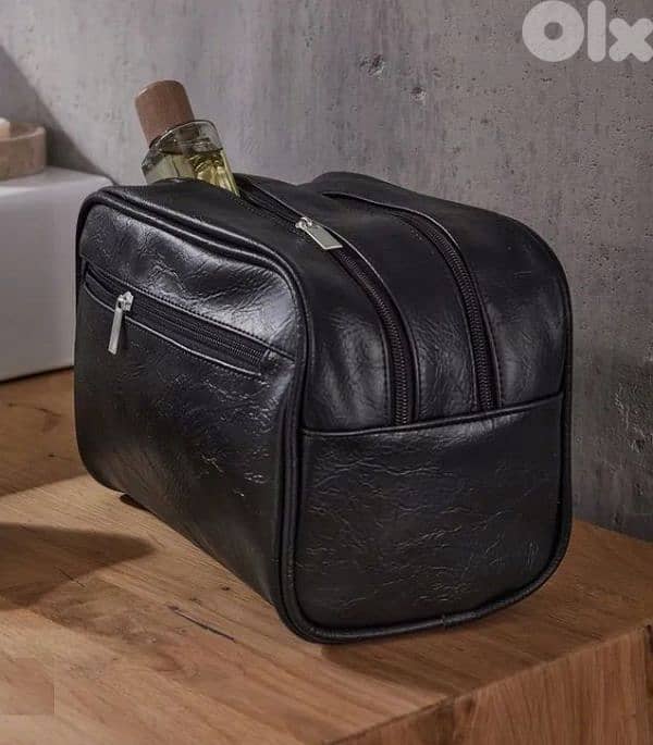 Men’s Care Club - Wash Bag (XL leather Travel Bag Organizer) 1