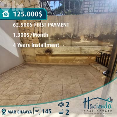 Apartment With Terrace For Sale In Mar Chaaya