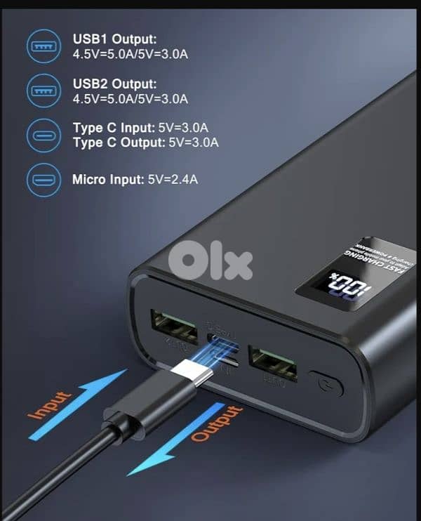 Power Bank 24000mAh Fast Charging/4$ delibery 1