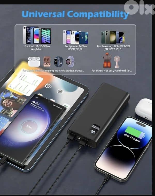 Power Bank 24000mAh Fast Charging/4$ delibery 6