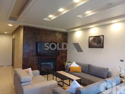 Unique modern decorated apartment + garden + view 4 sale in Mansourieh