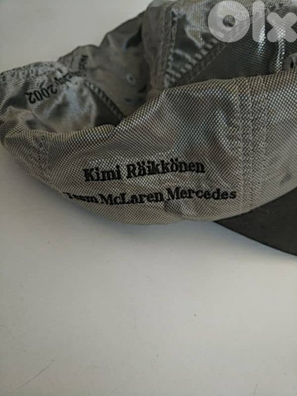 Authentic Team Mclaren Mercedes Kimi Raikkonen's cap -​Not Negotiable 1