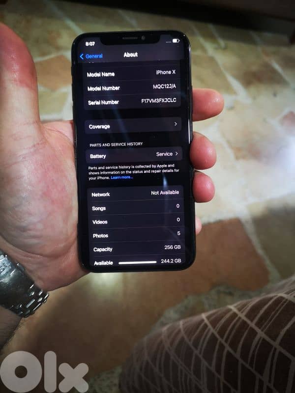 I Phone X ( 256 GB Memory) everything works perfectly 2