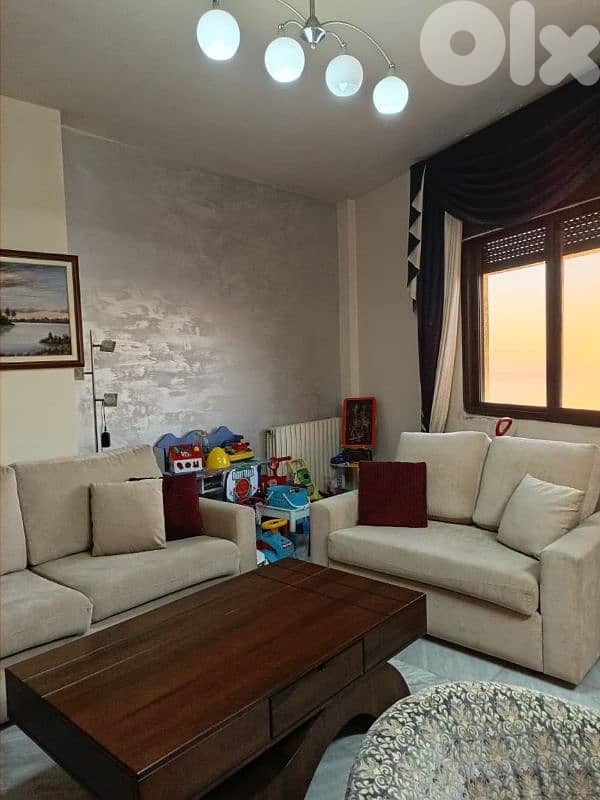hot deal shaileh 3 bed furnished for 500$ مع شوفاج و مكيف و اولمار 0