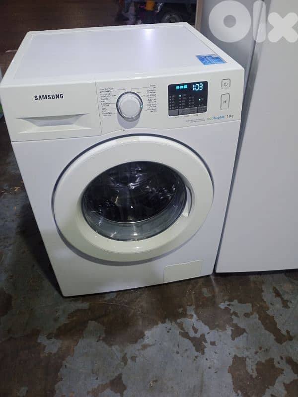 غسالا سامسونغ انفرتر 7 كيلو كفالا بعد لبيع 0