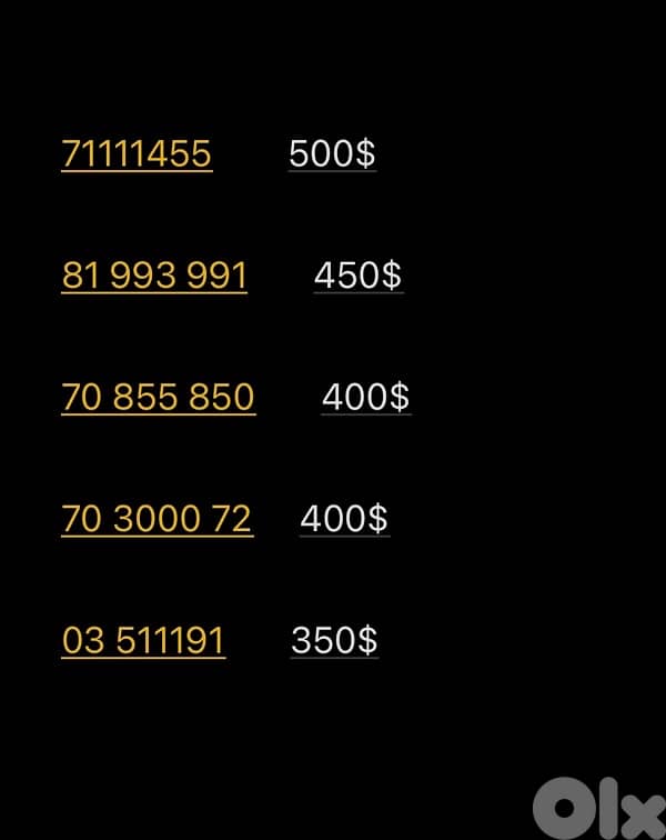 Touch & Alfa Bronze Numbers 0
