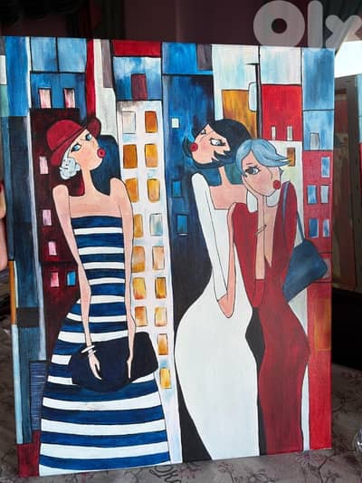 Girls painting