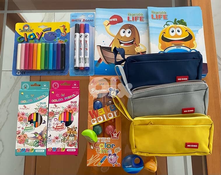 Stationery, school needs and ustensiles 0