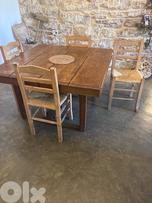Dining Table + Chairs for sale. 1
