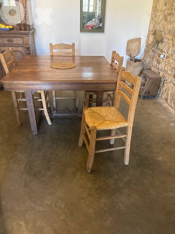 Dining Table + Chairs for sale. 0