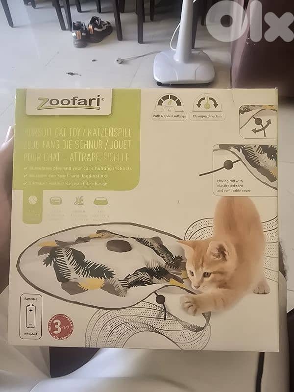 Zoofari Pursuit Cat Toy 0