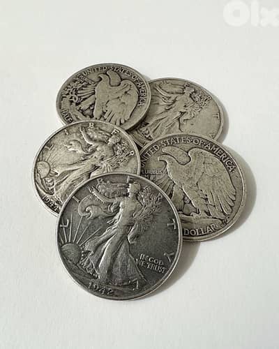 Walking Liberty Half Dollar US Silver Coin