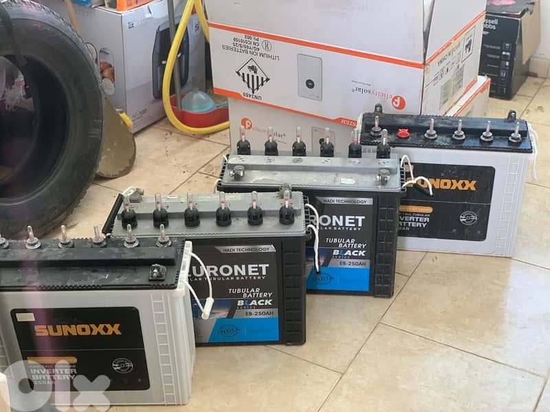 Inverter + Tubular Batteries (excellent condition) 0