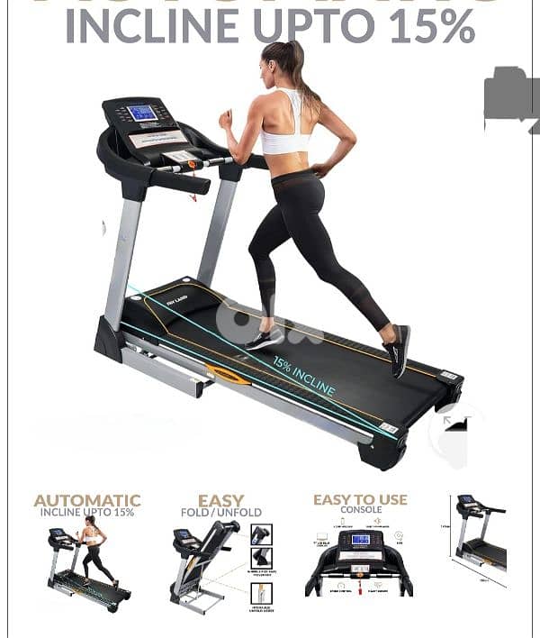 4hp motor power automatic incline 0