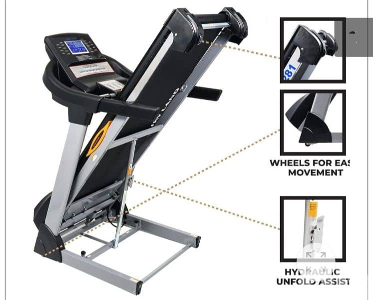 4hp motor power automatic incline 2
