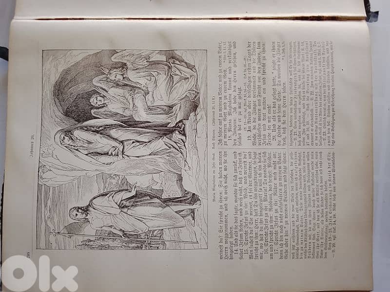 19th century German big illustrated new testament 6