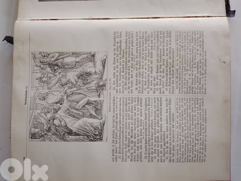 19th century German big illustrated new testament 8