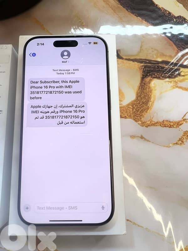 IPHONE 16 pro 1 sem 13