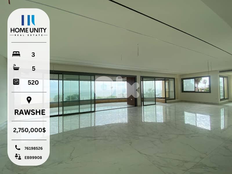 Luxurious Seaside Apartment for Sale in Rawche – Elegant living 0