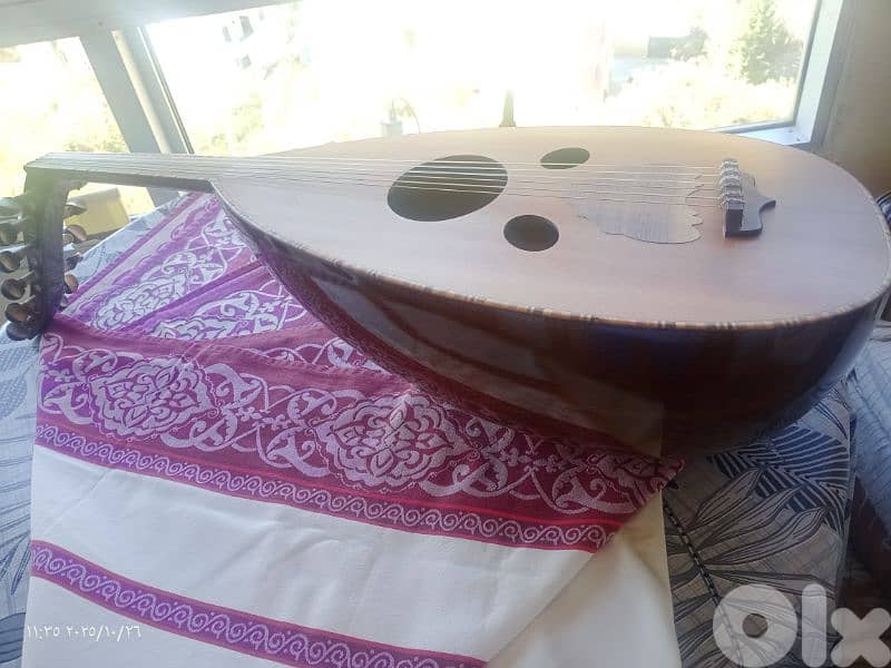 عود زرياب 0 موديل عراقي مع شنطة وريش . جديد 13