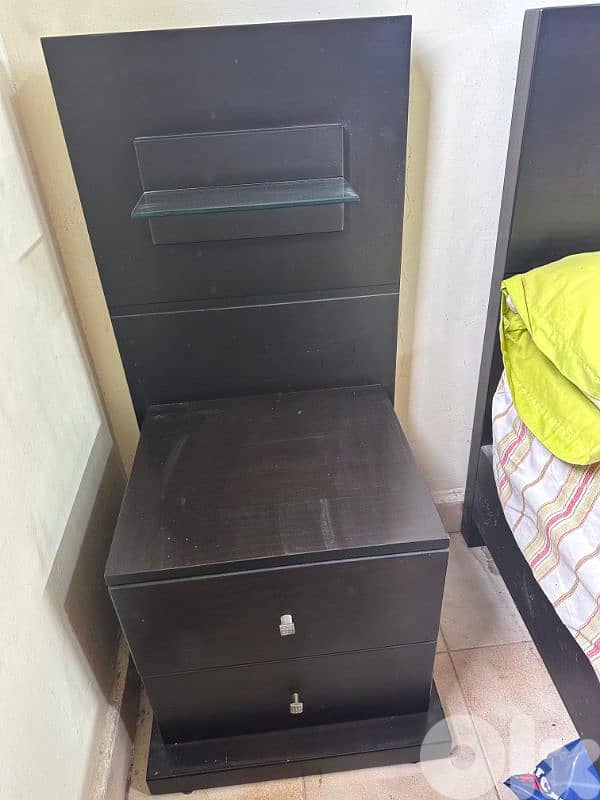 غرفة نوم كاملة مستعملة ٦ اشهر فقط 1