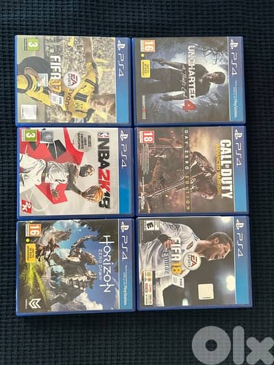 CD’S PLAYSTATION 4