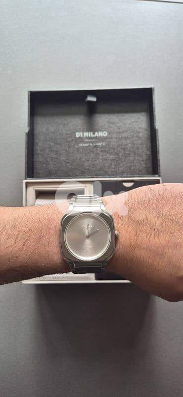 DI Milano  Disco Grey Square Bracelet 32 mm 3