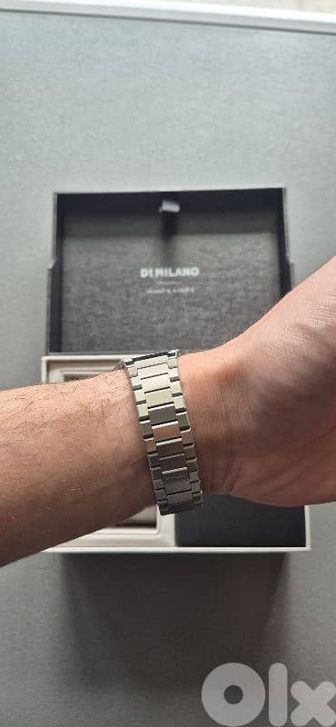 DI Milano  Disco Grey Square Bracelet 32 mm 4