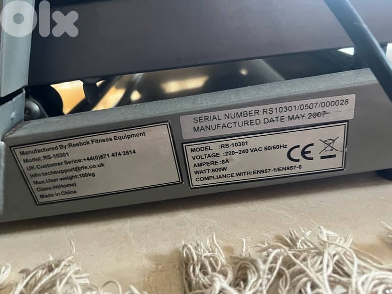 Reebok treadmill 4