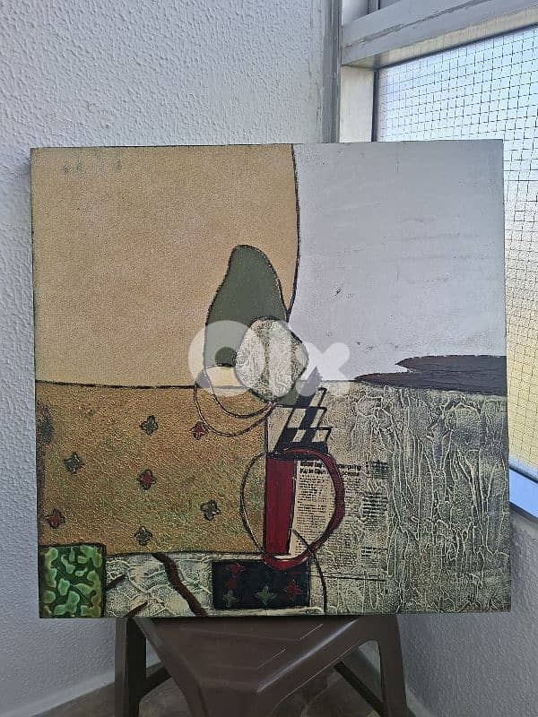 Painting, Tableau Decor 60 cm x 60 cm 0