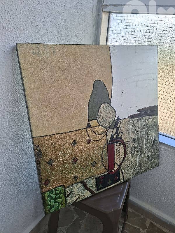 Painting, Tableau Decor 60 cm x 60 cm 1