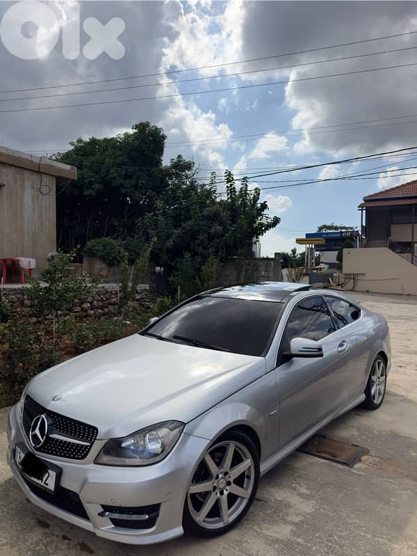 Mercedes-Benz C-Class 180 TGF Silver/Black Like New 0