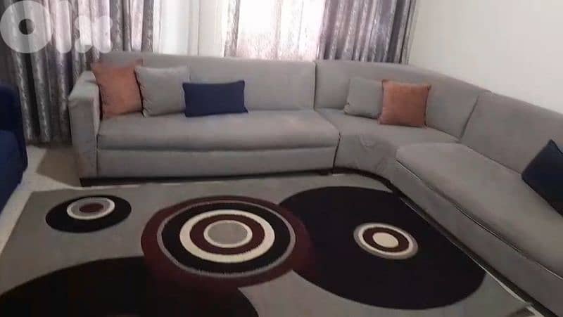 طقم جلوس كامل ٤ قطع ( ٢زاوية مع ٢ صغار ) 2