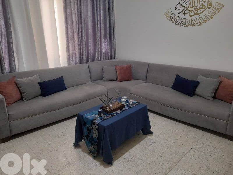 طقم جلوس كامل ٤ قطع ( ٢زاوية مع ٢ صغار ) 4