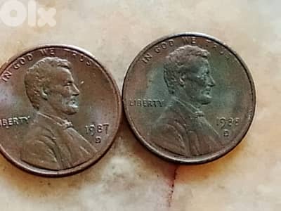 1 cent 2 coins series