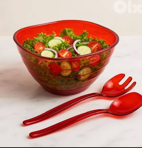 Plexi salad bowl set 0
