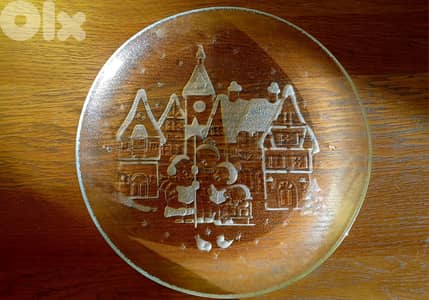 Iittala Christmas Glass Plate – 30 cm