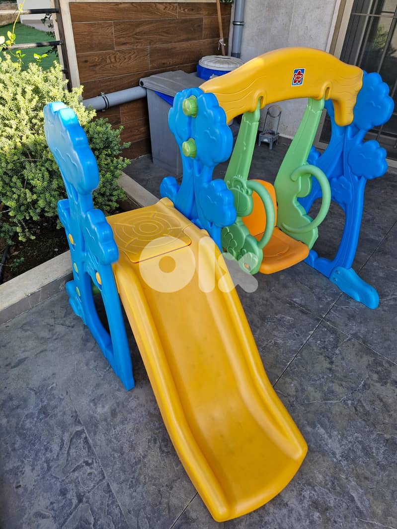 Balancoire et Toboggan - Scramble N Slide - from 1 to 5 years 0