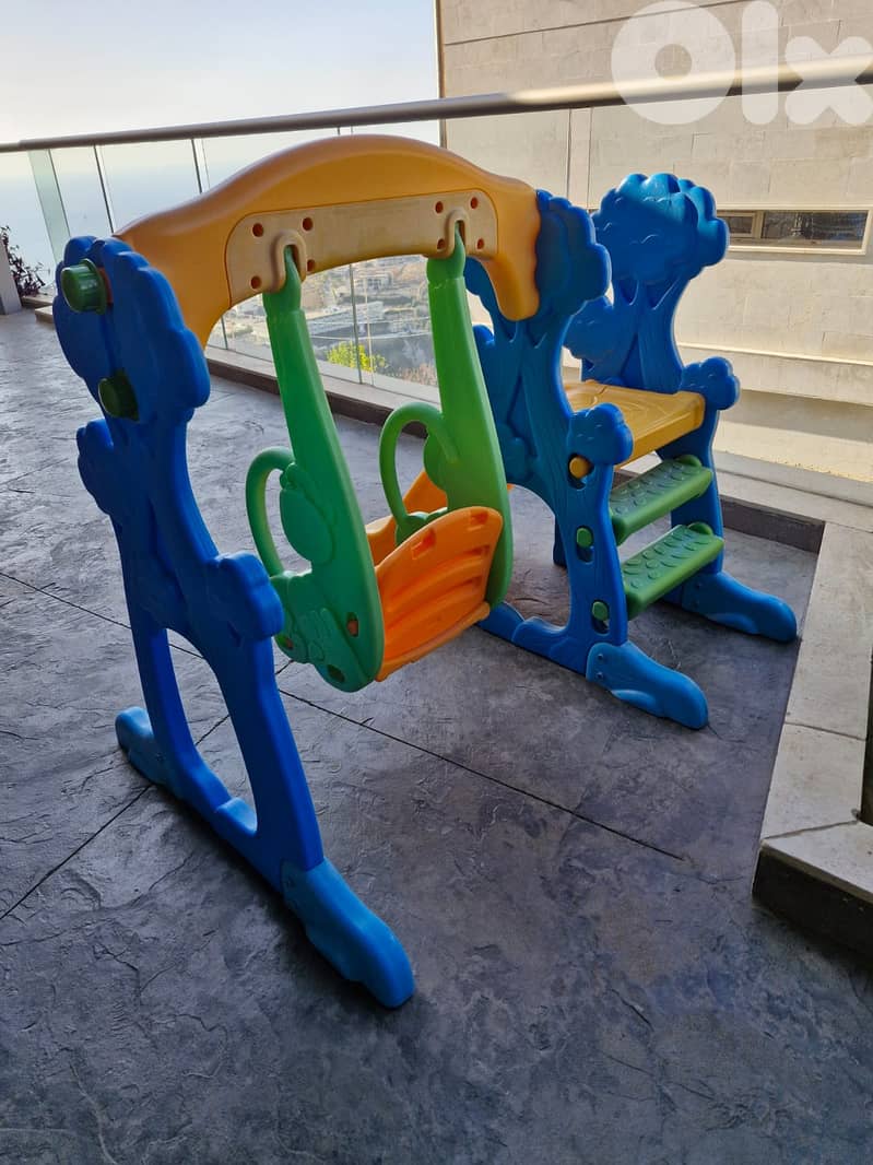 Balancoire et Toboggan - Scramble N Slide - from 1 to 5 years 1