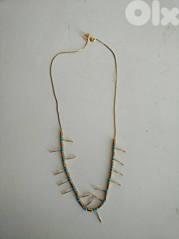 Necklace with blue stones - Not Negotiable 0