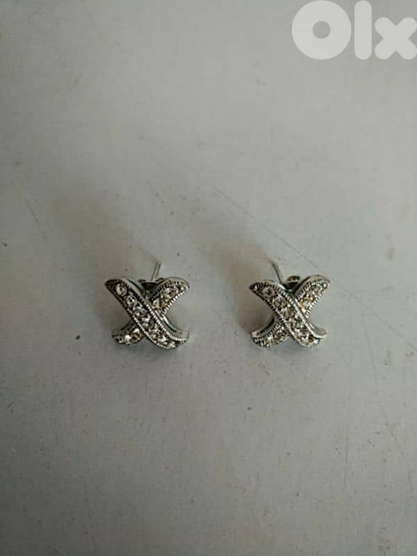X style strass earrings - Not Negotiable 0