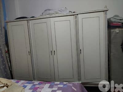 white wood bedroom