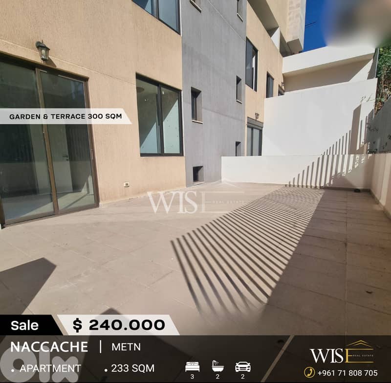 Stunning 233 SQM Apartment for SALE in Naccache! 0