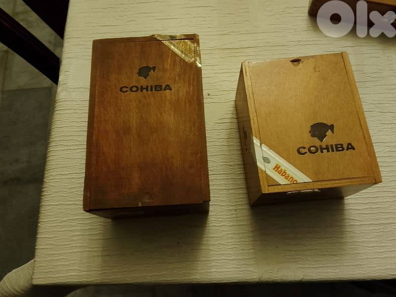 2 cigar boxes 0