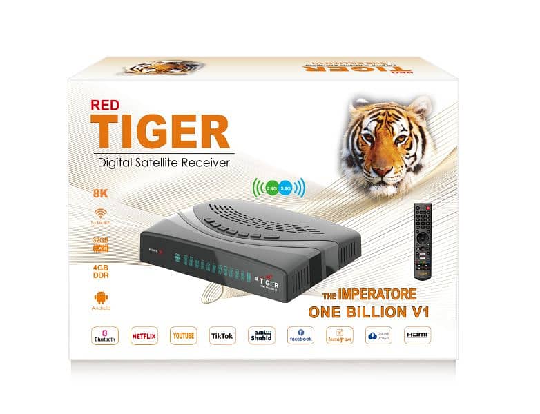 Tiger one bilion 8K Android Receiver 0