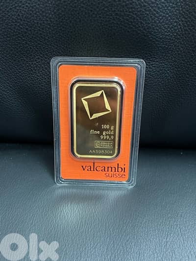 Gold Valcambi Suisse Ounse 100 Gr