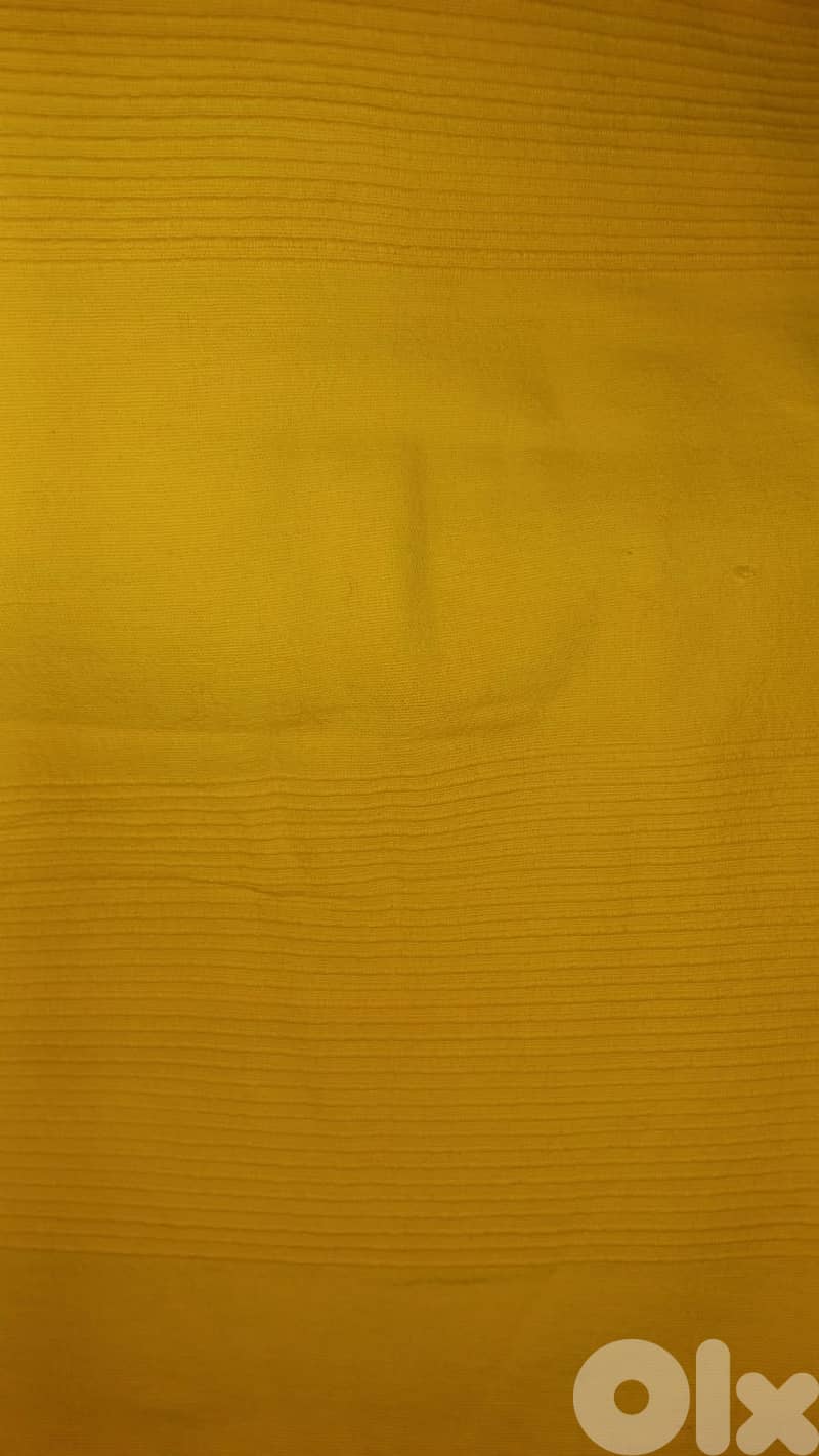 Set of 2 IKEA INDIRA cotton bedspreads 220×250 cm – bright yellow 1